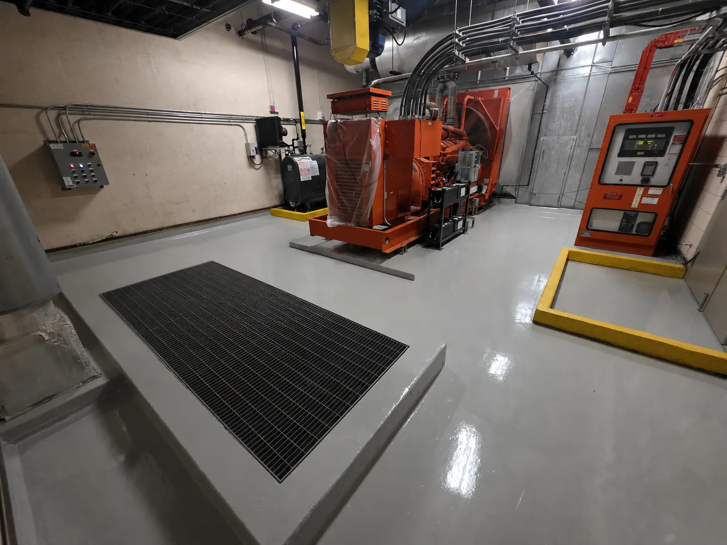 Generator Room Protective Coating &mdash; Unity St. Michael's